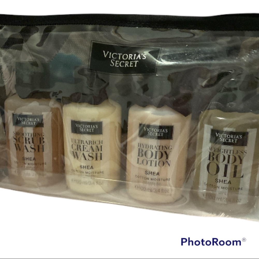 VICTORIAS SECRET ULTIMATE MOISTURE SYSTEM SHEA OIL CREAM LOTION RARE NEW W/bag.